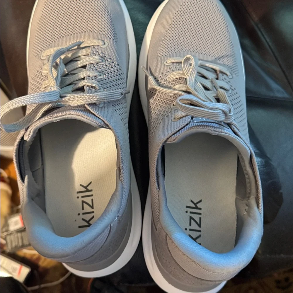 Kizik Lima Hands Free Lace Up Slip On Shoes Sneaker Gray Mens Size 13 - Picture 12 of 16